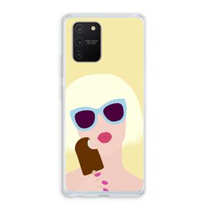 CaseCompany Ice cream: Samsung Galaxy S10 Lite Transparant Hoesje