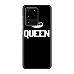 CaseCompany Queen zwart: Volledig geprint Samsung Galaxy S20 Ultra Hoesje