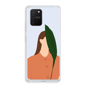 CaseCompany Leaf: Samsung Galaxy S10 Lite Transparant Hoesje