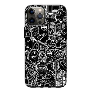 CaseCompany Vexx Black City : iPhone 12 Pro Tough Case