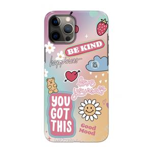 CaseCompany Positivity: Volledig geprint iPhone 12 Pro Max Hoesje