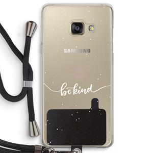 CaseCompany Be(e) kind: Samsung Galaxy A3 (2016) Transparant Hoesje met koord