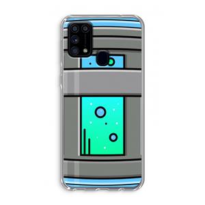 CaseCompany Chug Bottle: Samsung Galaxy M31 Transparant Hoesje