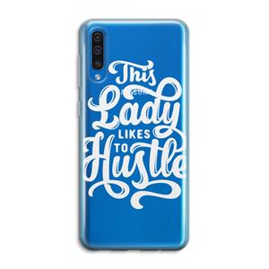 CaseCompany Hustle Lady: Samsung Galaxy A50 Transparant Hoesje