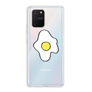 CaseCompany Spiegelei: Samsung Galaxy S10 Lite Transparant Hoesje