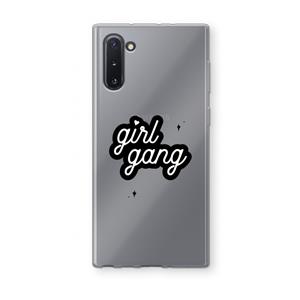 CaseCompany Girl Gang: Samsung Galaxy Note 10 Transparant Hoesje