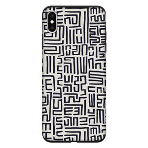 CaseCompany Moroccan Print: iPhone XS Max Tough Case