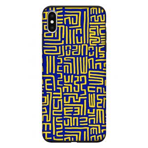 CaseCompany Majorelle Blue Print: iPhone XS Max Tough Case