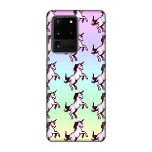 CaseCompany Musketon Unicorn: Volledig geprint Samsung Galaxy S20 Ultra Hoesje