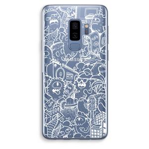 CaseCompany Vexx City #2: Samsung Galaxy S9 Plus Transparant Hoesje
