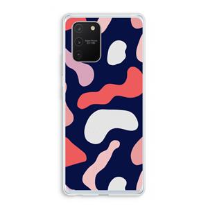 CaseCompany Memphis Shapes Pink: Samsung Galaxy S10 Lite Transparant Hoesje