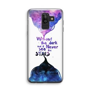 CaseCompany Stars quote: Samsung Galaxy J8 (2018) Transparant Hoesje