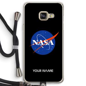 CaseCompany NASA: Samsung Galaxy A3 (2016) Transparant Hoesje met koord