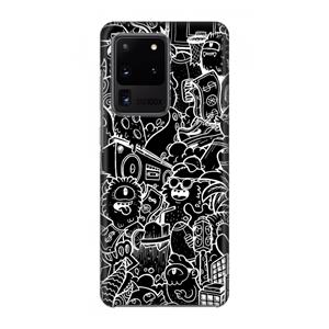 CaseCompany Vexx Black City : Volledig geprint Samsung Galaxy S20 Ultra Hoesje