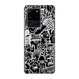 CaseCompany Vexx Black Mixtape: Volledig geprint Samsung Galaxy S20 Ultra Hoesje