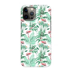 CaseCompany Flamingo bladeren: Volledig geprint iPhone 12 Pro Max Hoesje