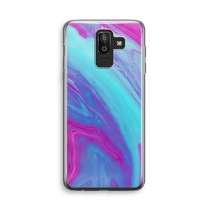 CaseCompany Zweverige regenboog: Samsung Galaxy J8 (2018) Transparant Hoesje