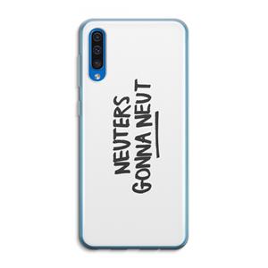 CaseCompany Neuters: Samsung Galaxy A50 Transparant Hoesje