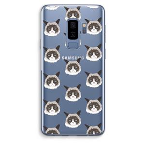 CaseCompany It's a Purrr Case: Samsung Galaxy S9 Plus Transparant Hoesje
