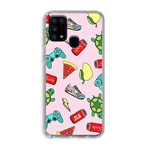 CaseCompany Things Jamie Loves: Samsung Galaxy M31 Transparant Hoesje