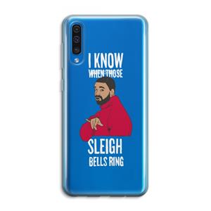CaseCompany Sleigh Bells Ring: Samsung Galaxy A50 Transparant Hoesje