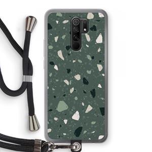 CaseCompany Terrazzo N°19: Xiaomi Redmi 9 Transparant Hoesje met koord