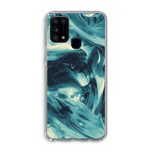 CaseCompany Dreaming About Whales: Samsung Galaxy M31 Transparant Hoesje