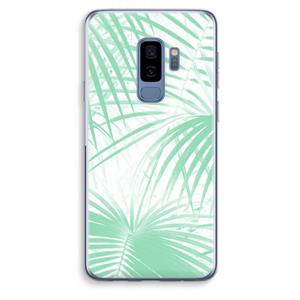 CaseCompany Palmbladeren: Samsung Galaxy S9 Plus Transparant Hoesje
