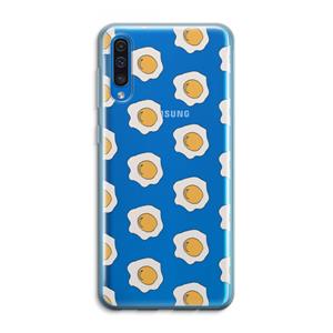 CaseCompany Bacon to my eggs #1: Samsung Galaxy A50 Transparant Hoesje