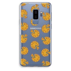 CaseCompany You Had Me At Pizza: Samsung Galaxy S9 Plus Transparant Hoesje