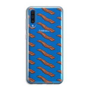 CaseCompany Bacon to my eggs #2: Samsung Galaxy A50 Transparant Hoesje