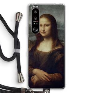 CaseCompany Mona Lisa: Sony Xperia 1 III Transparant Hoesje met koord