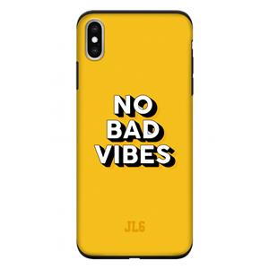 CaseCompany No Bad Vibes: iPhone XS Max Tough Case