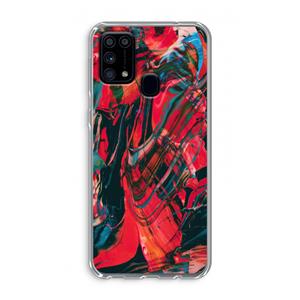 CaseCompany Endless Descent: Samsung Galaxy M31 Transparant Hoesje
