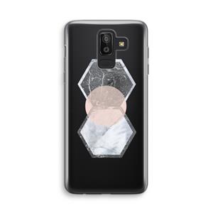 CaseCompany Creatieve toets: Samsung Galaxy J8 (2018) Transparant Hoesje