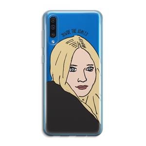 CaseCompany Ashley: Samsung Galaxy A50 Transparant Hoesje