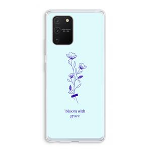 CaseCompany Bloom with grace: Samsung Galaxy S10 Lite Transparant Hoesje