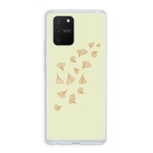 CaseCompany Falling Leaves: Samsung Galaxy S10 Lite Transparant Hoesje