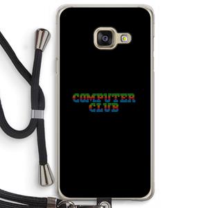 CaseCompany Retro: Samsung Galaxy A3 (2016) Transparant Hoesje met koord