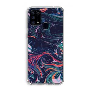 CaseCompany Light Years Beyond: Samsung Galaxy M31 Transparant Hoesje