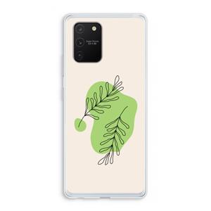 CaseCompany Beleaf in you: Samsung Galaxy S10 Lite Transparant Hoesje