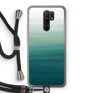 CaseCompany Ocean: Xiaomi Redmi 9 Transparant Hoesje met koord