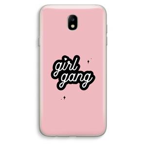 CaseCompany Girl Gang: Samsung Galaxy J7 (2017) Transparant Hoesje