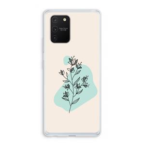 CaseCompany Violets are blue: Samsung Galaxy S10 Lite Transparant Hoesje