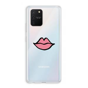 CaseCompany Kusje: Samsung Galaxy S10 Lite Transparant Hoesje