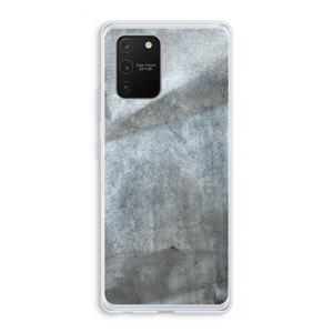CaseCompany Grey Stone: Samsung Galaxy S10 Lite Transparant Hoesje