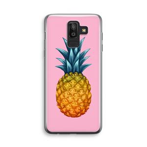 CaseCompany Grote ananas: Samsung Galaxy J8 (2018) Transparant Hoesje
