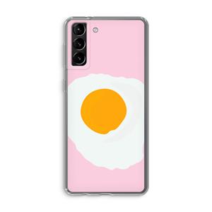 CaseCompany Sunny side up: Samsung Galaxy S21 Plus Transparant Hoesje