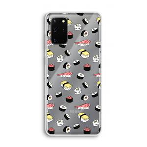 CaseCompany Sushi time: Samsung Galaxy S20 Plus Transparant Hoesje