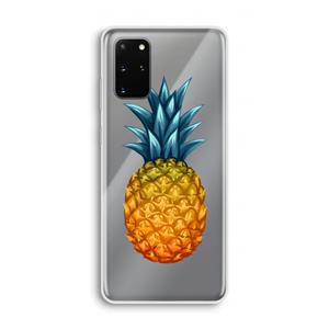 CaseCompany Grote ananas: Samsung Galaxy S20 Plus Transparant Hoesje